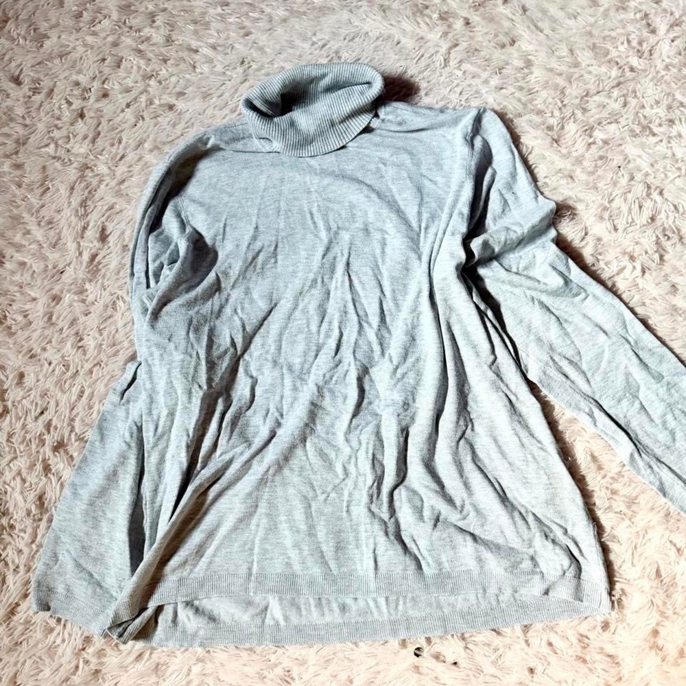 Oversized Minimalist Neutral Cozy Comfort Autumn Turtleneck Sweater Womens 3